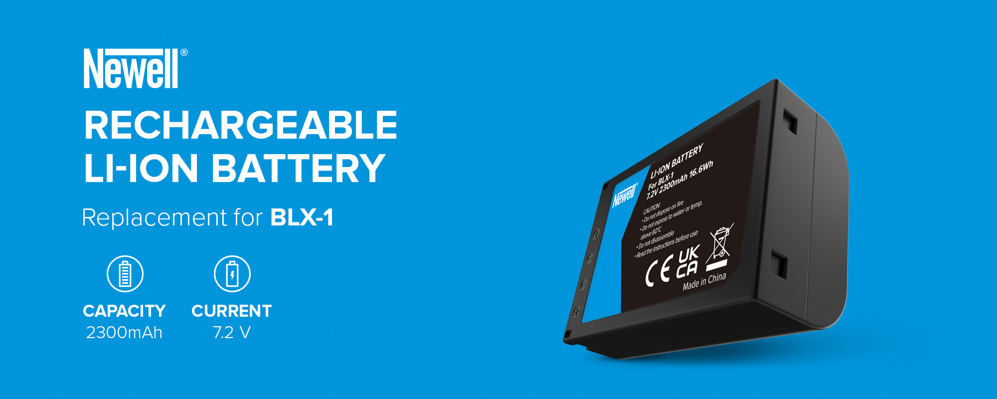 Akumulator Newell zamiennik BLX-1 do Olympus